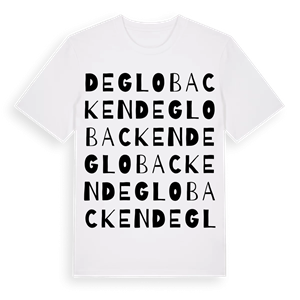 Deglobacken ordlek t-shirt – ekologisk bomull t-shirt från Pinshirt