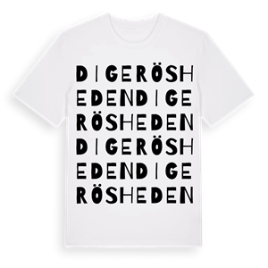 Digerösheden ordlek t-shirt – ekologisk bomull t-shirt från Pinshirt