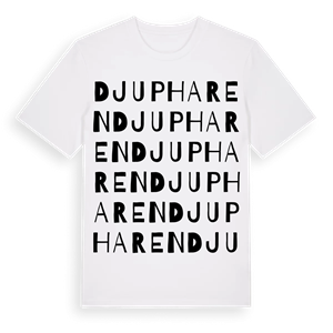 Djupharen ordlek t-shirt – ekologisk bomull t-shirt från Pinshirt