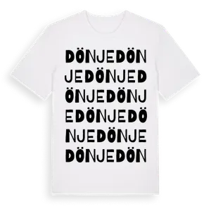Dönje ordlek t-shirt – ekologisk bomull t-shirt från Pinshirt