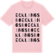 Pink Cotton t-shirt med Ecklingsbo ordlek t-shirt