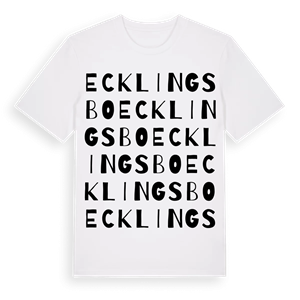 Ecklingsbo ordlek t-shirt – ekologisk bomull t-shirt från Pinshirt