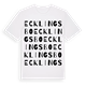 Ecklingsbo ordlek t-shirt
