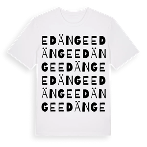 Edänge ordlek t-shirt – ekologisk bomull t-shirt från Pinshirt