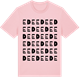 Pink Cotton t-shirt med Ede ordlek t-shirt