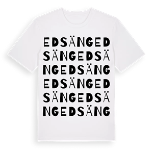 Edsäng ordlek t-shirt – ekologisk bomull t-shirt från Pinshirt