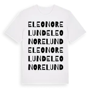 Eleonorelund ordlek t-shirt – ekologisk bomull t-shirt från Pinshirt