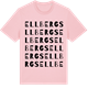 Pink Cotton t-shirt med Ellbergs ordlek t-shirt