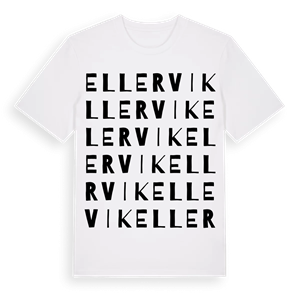 Ellervik ordlek t-shirt – ekologisk bomull t-shirt från Pinshirt