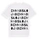 Emmanskojan ordlek t-shirt