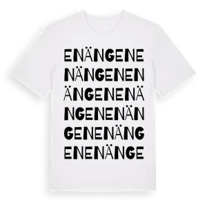 Enängen ordlek t-shirt – ekologisk bomull t-shirt från Pinshirt