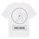 White t-shirt med Engesberg t-shirt