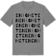 Mid Heather Gray t-shirt med Enigheten ordlek t-shirt