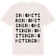 Vintage White t-shirt med Enigheten ordlek t-shirt