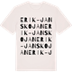 Vintage White t-shirt med Erik-Janskojan ordlek t-shirt