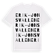 Erik-Jonsvallen ordlek t-shirt