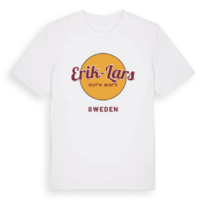Erik-Lars cirkel t-shirt – ekologisk bomull t-shirt från Pinshirt