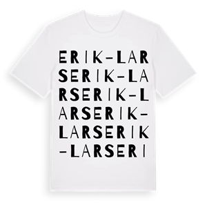 Erik-Lars ordlek t-shirt – ekologisk bomull t-shirt från Pinshirt
