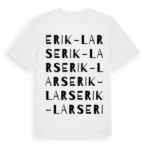 Erik-Lars ordlek t-shirt – ekologisk bomull t-shirt från Pinshirt
