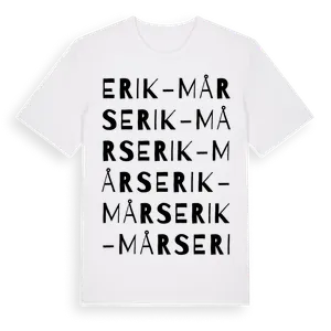 Erik-Mårs ordlek t-shirt – ekologisk bomull t-shirt från Pinshirt