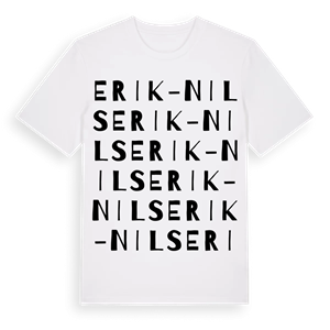 Erik-Nils ordlek t-shirt – ekologisk bomull t-shirt från Pinshirt
