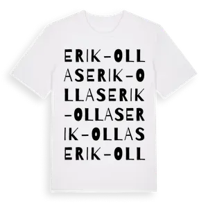 Erik-Ollas ordlek t-shirt – ekologisk bomull t-shirt från Pinshirt