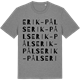 Mid Heather Gray t-shirt med Erik-Påls ordlek t-shirt