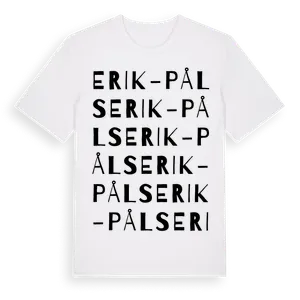 Erik-Påls ordlek t-shirt – ekologisk bomull t-shirt från Pinshirt