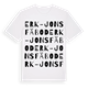 Erk-Jons fäbod ordlek t-shirt