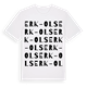 Erk-Ols ordlek t-shirt