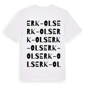 Erk-Ols ordlek t-shirt – ekologisk bomull t-shirt från Pinshirt
