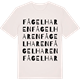 Vintage White t-shirt med Fågelharen ordlek t-shirt
