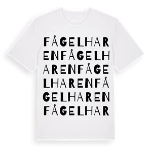 Fågelharen ordlek t-shirt – ekologisk bomull t-shirt från Pinshirt