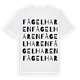 Fågelharen ordlek t-shirt