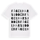 Fågelharsudden ordlek t-shirt