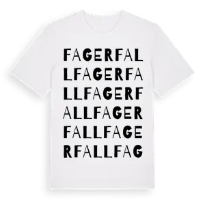 Fagerfall ordlek t-shirt – ekologisk bomull t-shirt från Pinshirt
