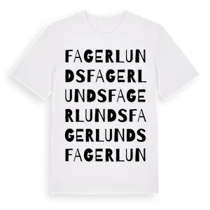 Fagerlunds ordlek t-shirt – ekologisk bomull t-shirt från Pinshirt