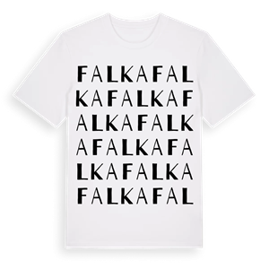 Falka ordlek t-shirt – ekologisk bomull t-shirt från Pinshirt