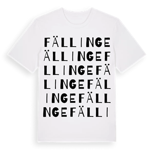 Fällinge ordlek t-shirt – ekologisk bomull t-shirt från Pinshirt