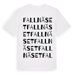 Fallnäset ordlek t-shirt – ekologisk bomull t-shirt från Pinshirt