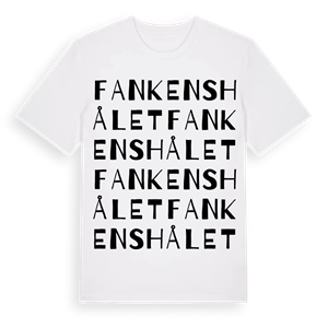 Fankenshålet ordlek t-shirt – ekologisk bomull t-shirt från Pinshirt
