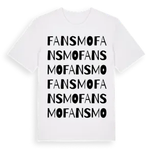 Fansmo ordlek t-shirt – ekologisk bomull t-shirt från Pinshirt