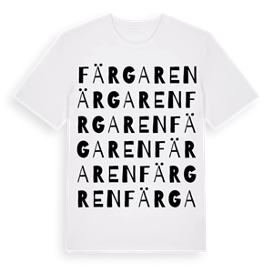 Färgaren ordlek t-shirt – ekologisk bomull t-shirt från Pinshirt