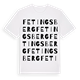 Fetingsberg ordlek t-shirt