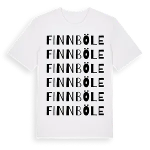 Finnböle ordlek t-shirt – ekologisk bomull t-shirt från Pinshirt