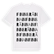 Finnbrännan ordlek t-shirt