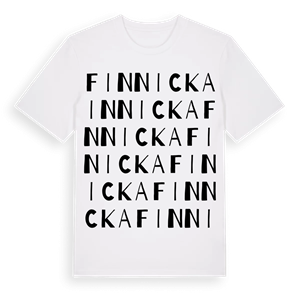 Finnicka ordlek t-shirt – ekologisk bomull t-shirt från Pinshirt