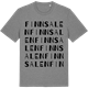 Mid Heather Gray t-shirt med Finnsalen ordlek t-shirt