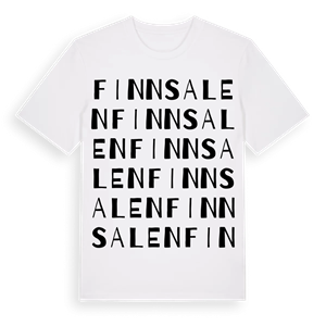 Finnsalen ordlek t-shirt – ekologisk bomull t-shirt från Pinshirt