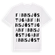 Finnsjöstugan ordlek t-shirt
